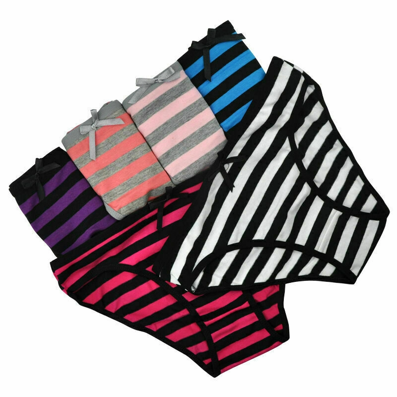 SiATEX - Womens Cotton Briefs Ladies Underwear Panties Womens Cotton Briefs Ladies Underwear Panties
